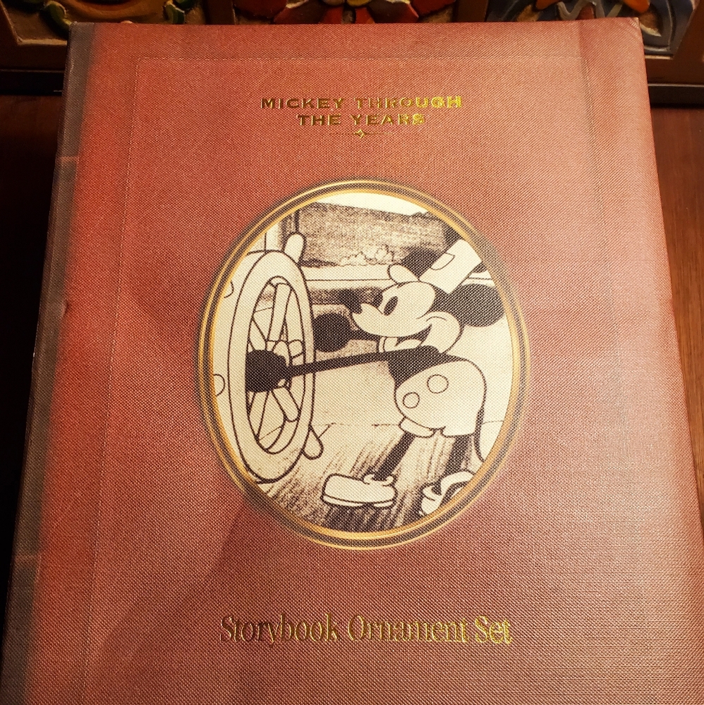 DISNEY Mickey Through The Years Storybook Ornament